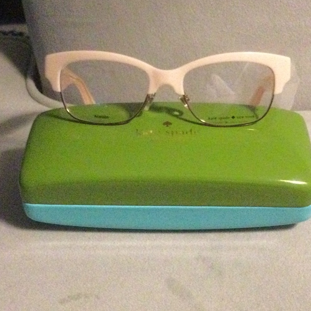 Kate Spade Shantel beige eye glass frames